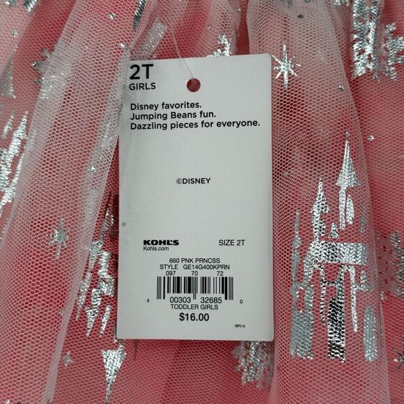Jumping Beans Disney Limited Edition Collection Pink Tutu Skort Girls 2T - Picture 6 of 6